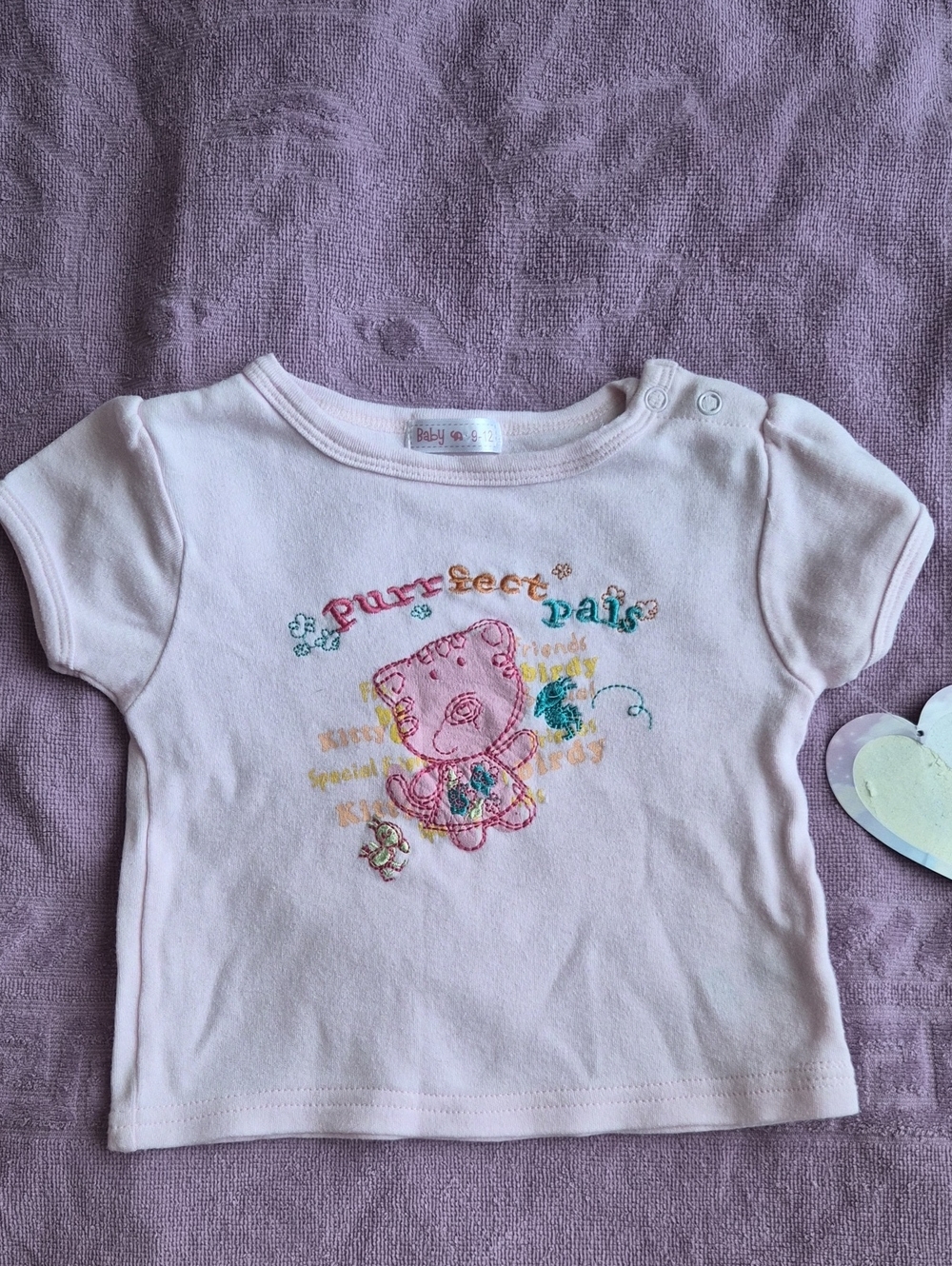 Baby Shirt Perfect Pals Size 9-12 Months